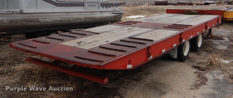 image for item FI9548 2004 Overbilt tilt deck equipment trailer