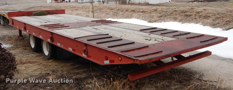 image for item FI9548 2004 Overbilt tilt deck equipment trailer