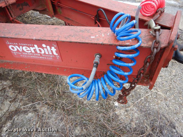 image for item FI9548 2004 Overbilt tilt deck equipment trailer