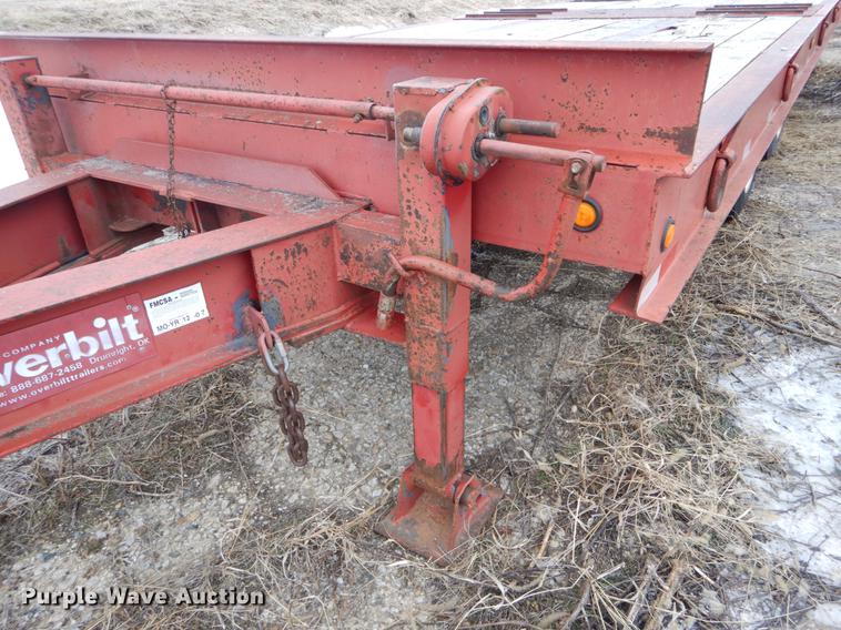 image for item FI9548 2004 Overbilt tilt deck equipment trailer