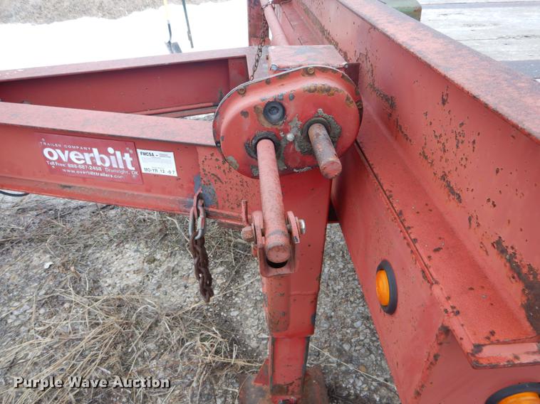 image for item FI9548 2004 Overbilt tilt deck equipment trailer