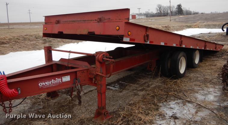 image for item FI9548 2004 Overbilt tilt deck equipment trailer