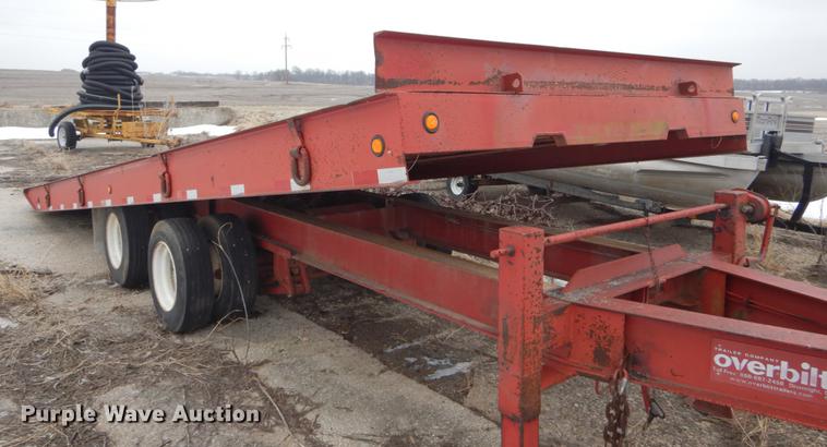 image for item FI9548 2004 Overbilt tilt deck equipment trailer