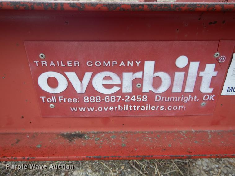 image for item FI9548 2004 Overbilt tilt deck equipment trailer
