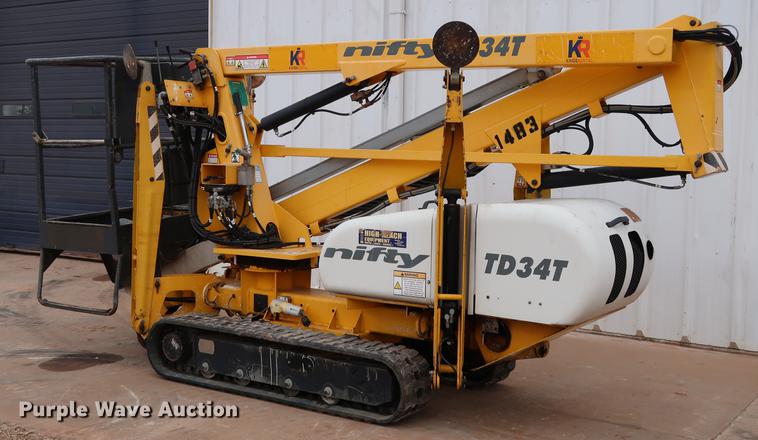 image for item FI9756 2012 Nifty TD34T boom lift