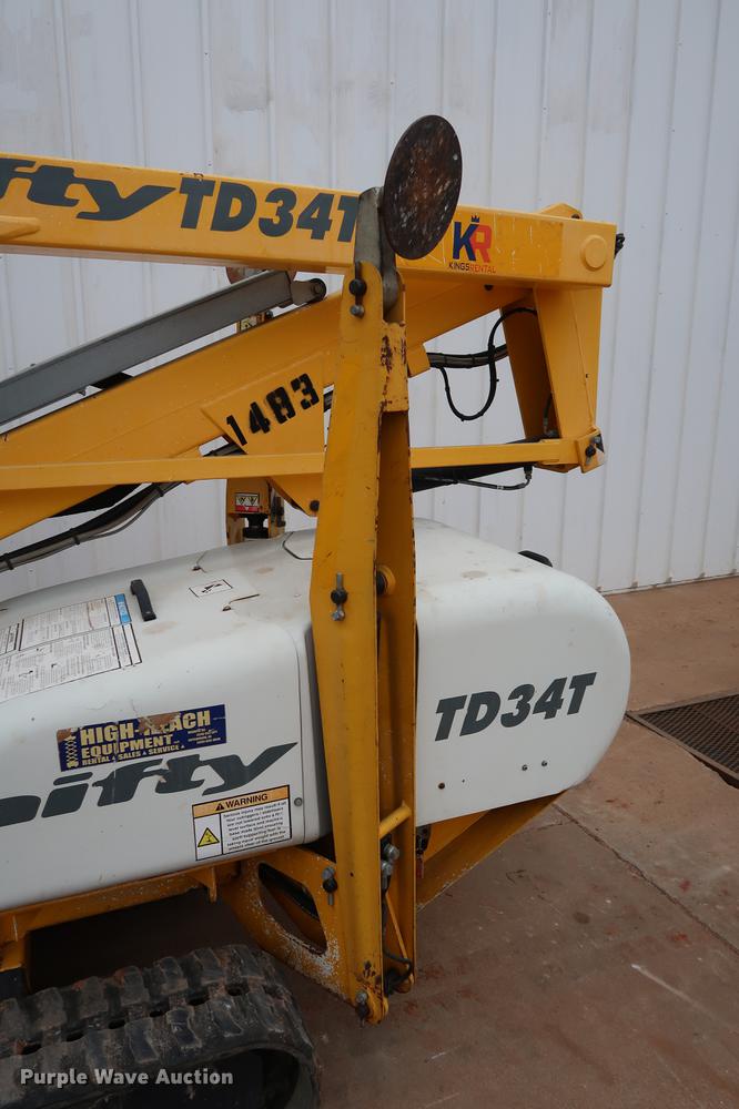 image for item FI9756 2012 Nifty TD34T boom lift
