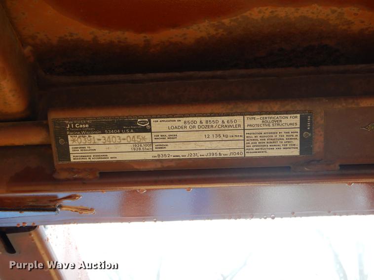 image for item FQ9540 1991 Case 650 dozer