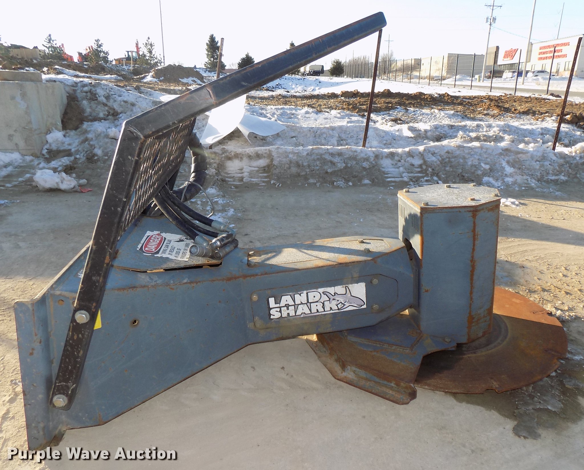 2014 Bobcat Landshark TTS12UN skid steer tree saw in Omaha, NE Item