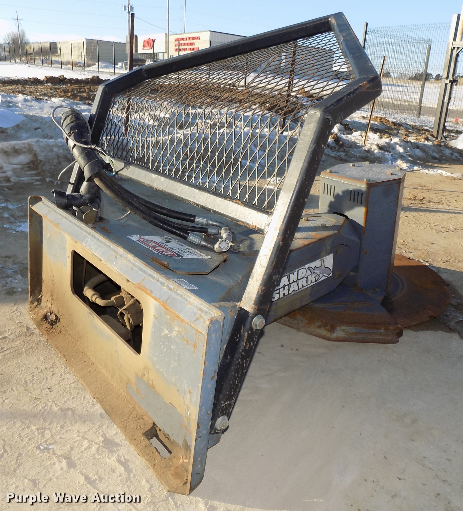 2014 Bobcat Landshark TTS12UN skid steer tree saw in Omaha, NE Item