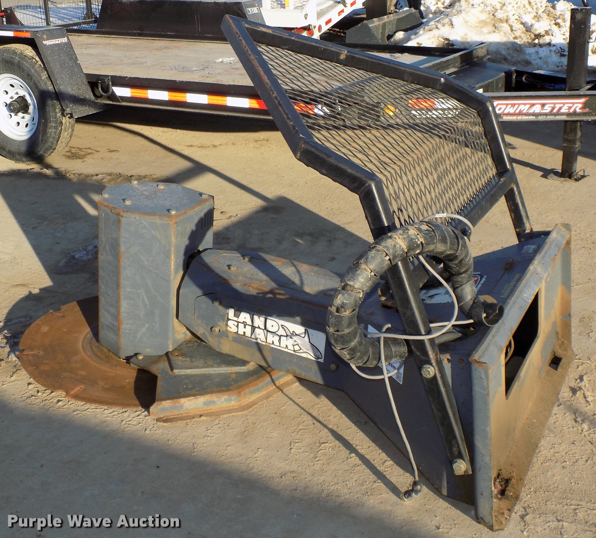 2014 Bobcat Landshark TTS12UN skid steer tree saw in Omaha, NE Item