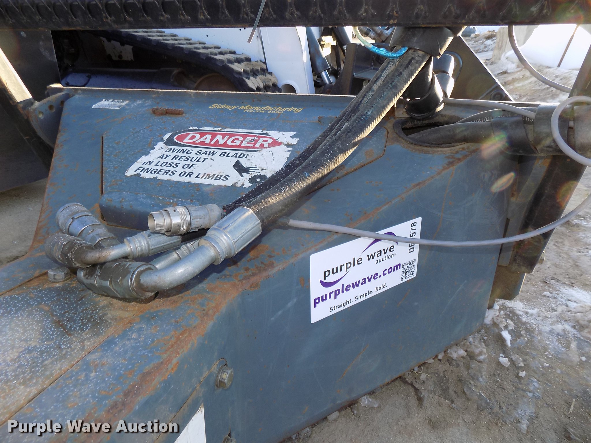 2014 Bobcat Landshark TTS12UN skid steer tree saw in Omaha, NE Item