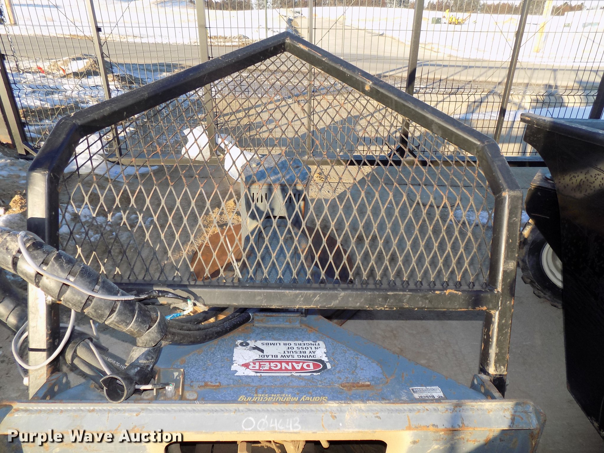 2014 Bobcat Landshark TTS12UN skid steer tree saw in Omaha, NE Item