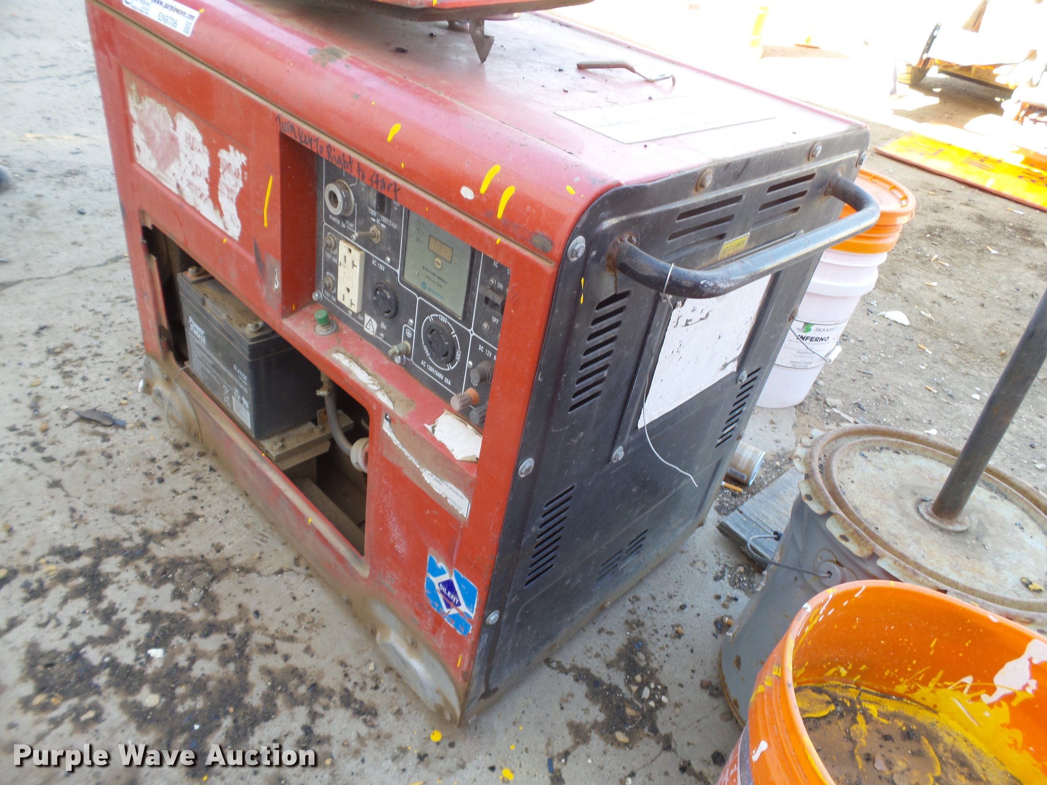 Generator in Lubbock, TX Item EN9706 sold Purple Wave