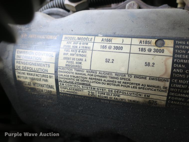 image for item DB8898 1993 Ford F450 Super Duty XL utility truck