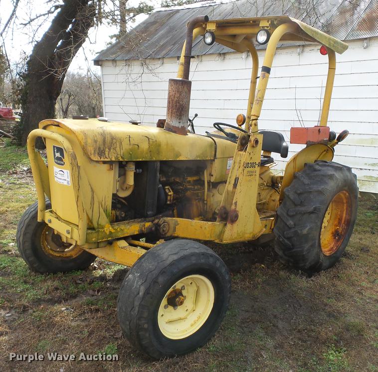 image for item DD2347 1974 John Deere 302A landscape tractor