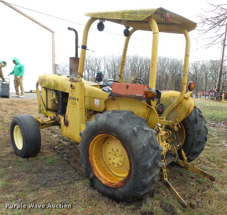image for item DD2347 1974 John Deere 302A landscape tractor
