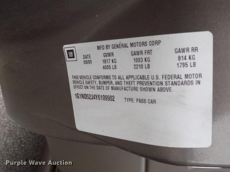 image for item DD3628 2000 Chevrolet Malibu