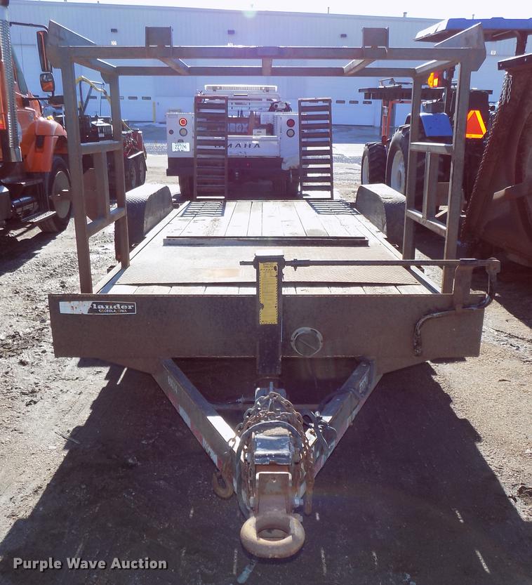 image for item DE7583 2002 Maclander 18TSLWB utility trailer