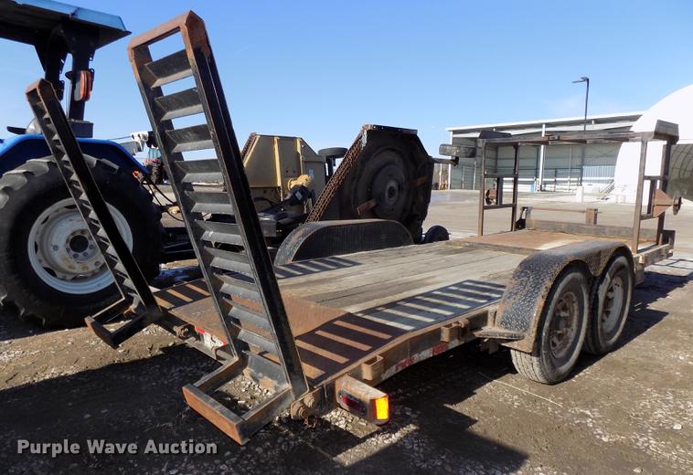 image for item DE7583 2002 Maclander 18TSLWB utility trailer