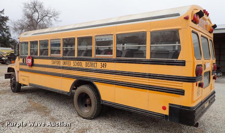 image for item DF8738 1996 Chevrolet B7 Bluebird school bus