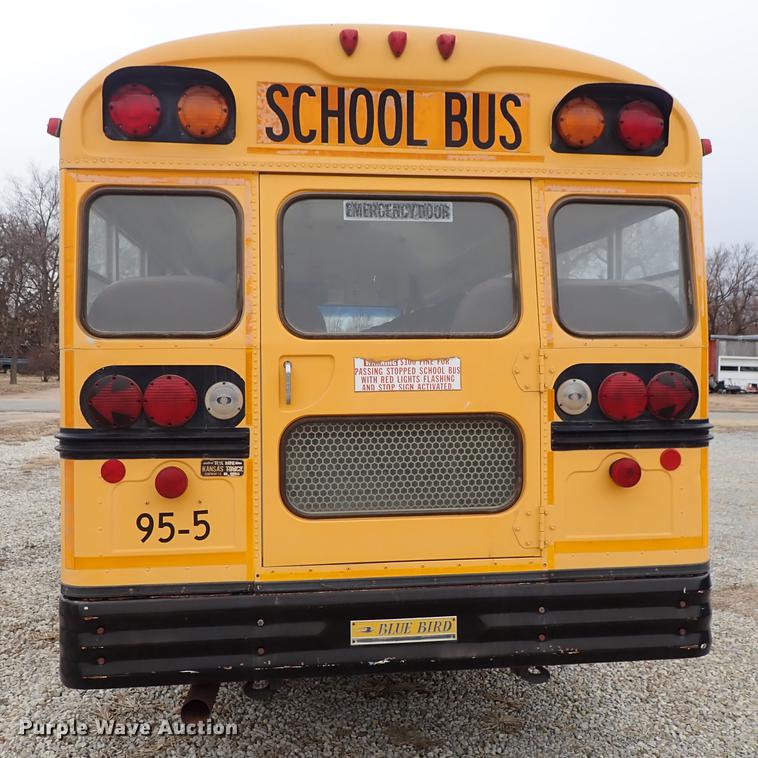 image for item DF8738 1996 Chevrolet B7 Bluebird school bus