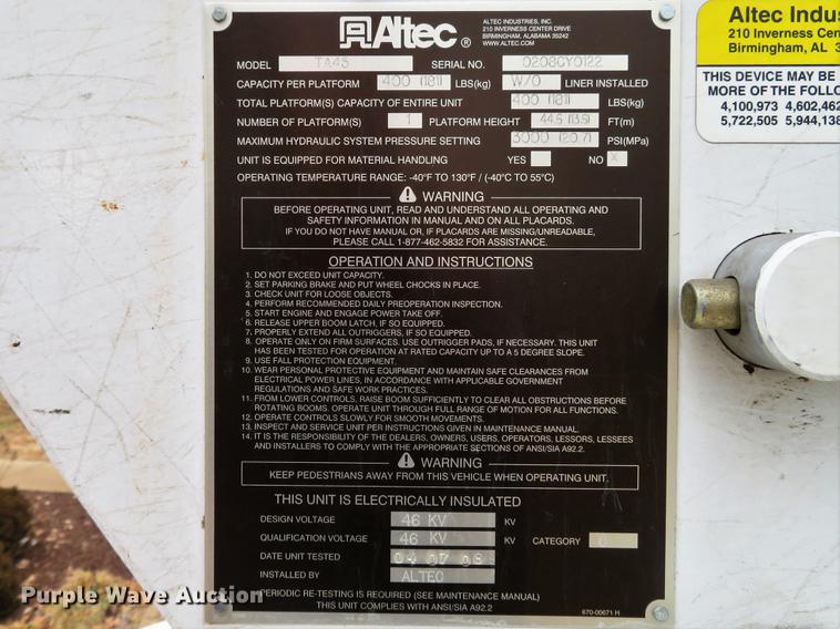 image for item DG3835 2008 Freightliner Business Class M2 bucket truck