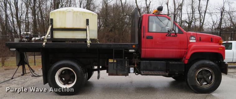 image for item DG3842 1997 Chevrolet C7500 dump flatbed truck