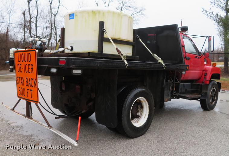 image for item DG3842 1997 Chevrolet C7500 dump flatbed truck