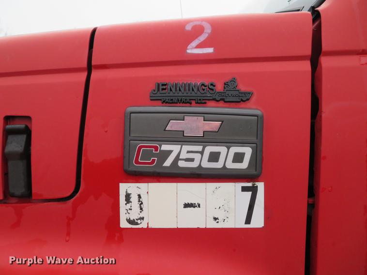 image for item DG3842 1997 Chevrolet C7500 dump flatbed truck