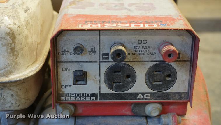 image for item DI9326 Honda EG2200X generator