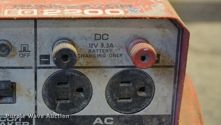 image for item DI9326 Honda EG2200X generator