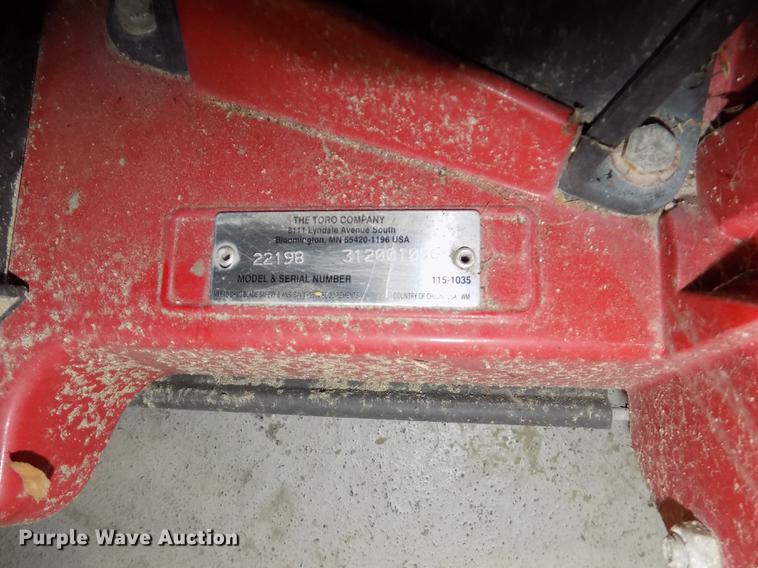 image for item DZ9636 2012 Toro 22198 Proline lawn mower