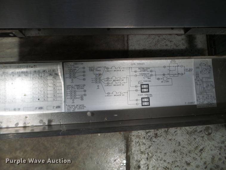 image for item EW9916 Vulcan stove/oven