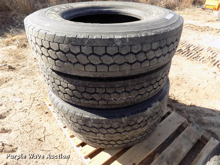 image for item FH9022 (4) Goodyear 11R22.5 tires