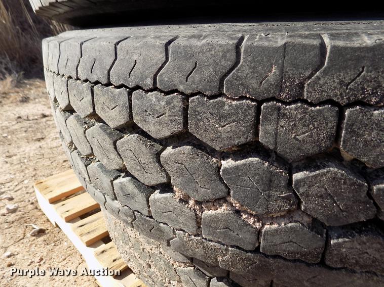 image for item FH9022 (4) Goodyear 11R22.5 tires
