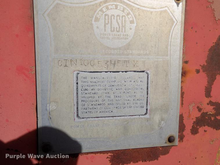 image for item FH9024 Link Belt HC-78A crane