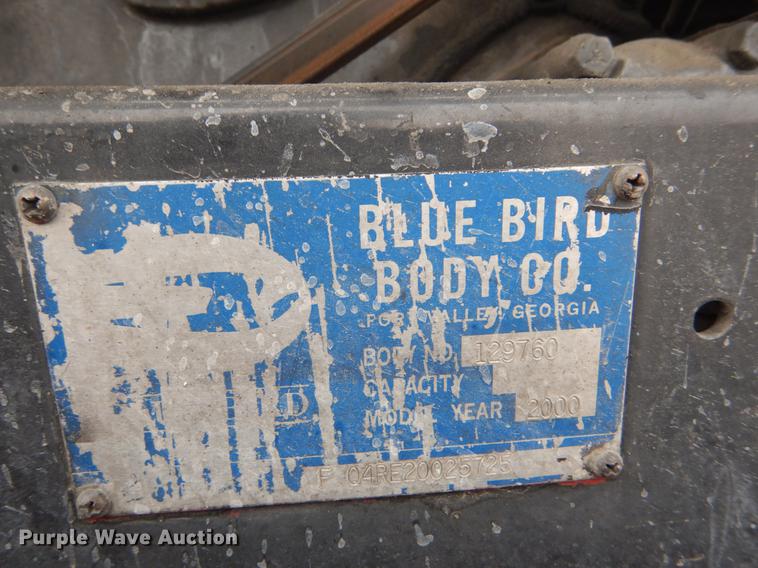 image for item FH9044 2000 Blue Bird LTC-40 coach bus