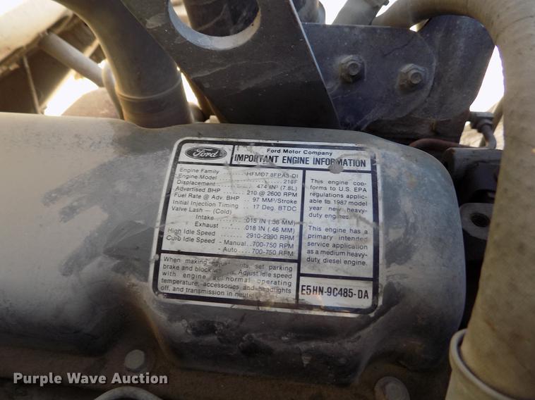 image for item FH9059 1987 Ford LN8000 refuse truck