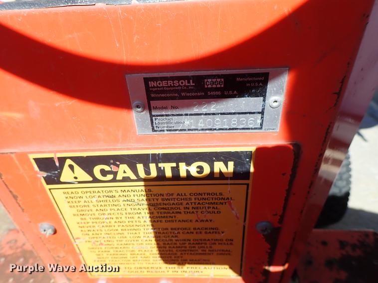 image for item FL9566 Ingersoll 222 tractor