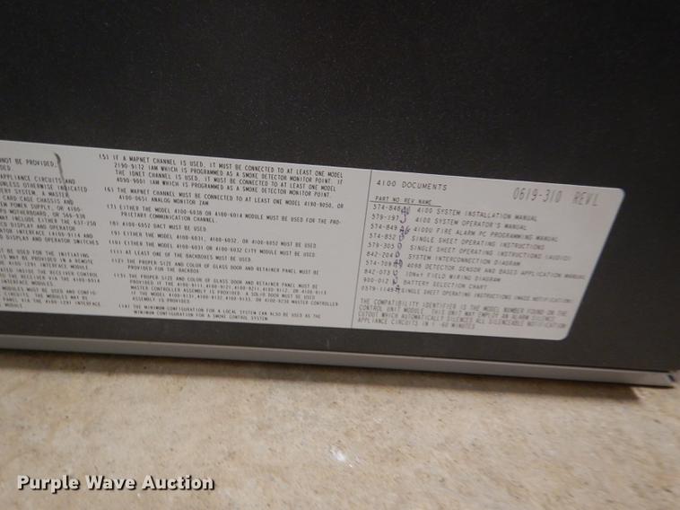 image for item FM9781 Simplex 4100ES fire alarm control panel