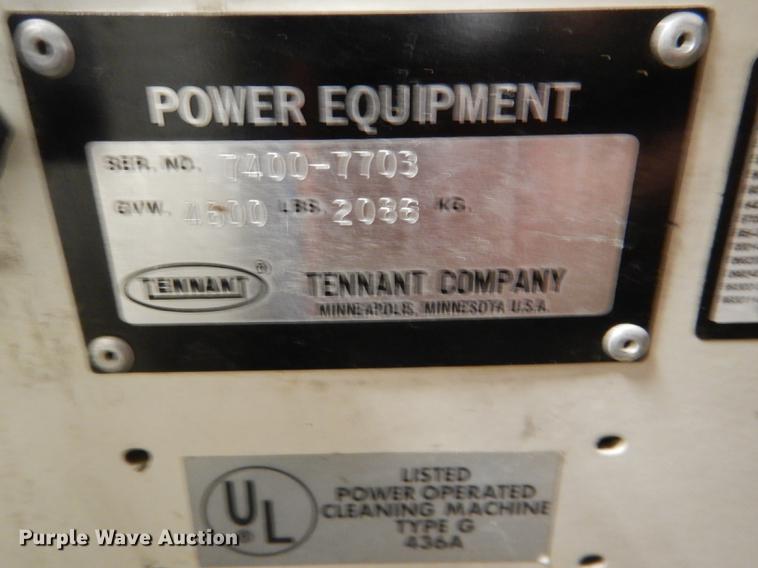 image for item FM9815 Tennant 7400 floor cleaner