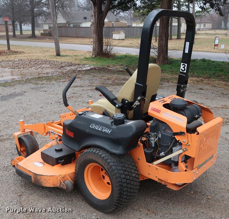 image for item FQ9221 2017 Scag Cheetah SCZ72V-31FX ZTR lawn mower