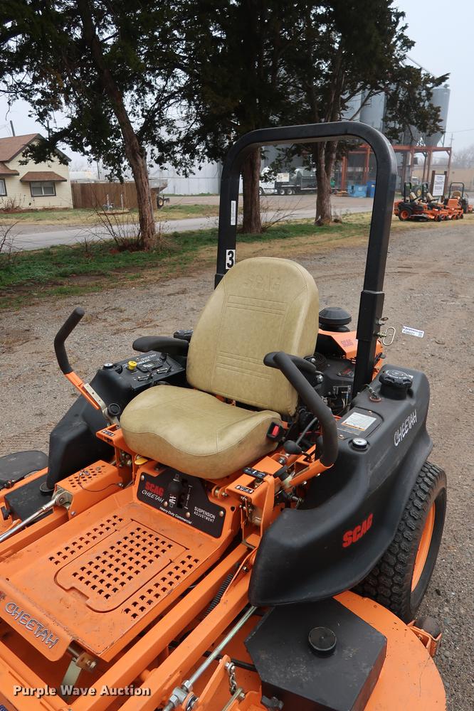 image for item FQ9221 2017 Scag Cheetah SCZ72V-31FX ZTR lawn mower