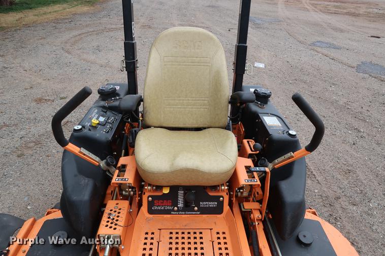 image for item FQ9221 2017 Scag Cheetah SCZ72V-31FX ZTR lawn mower
