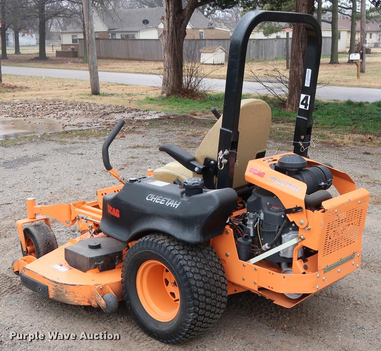 image for item FQ9222 2017 Scag Cheetah SCZ72V-31FX ZTR lawn mower