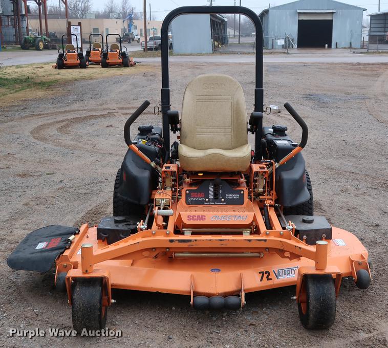 image for item FQ9223 2017 Scag Cheetah SCZ72V-31FX ZTR lawn mower