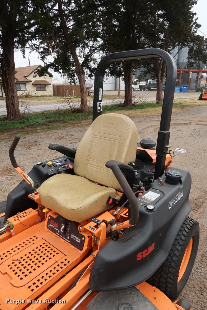 image for item FQ9223 2017 Scag Cheetah SCZ72V-31FX ZTR lawn mower