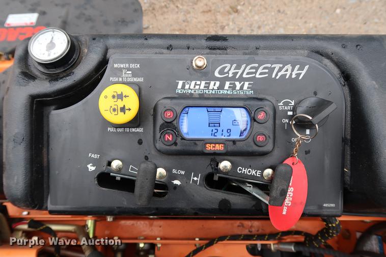 image for item FQ9223 2017 Scag Cheetah SCZ72V-31FX ZTR lawn mower