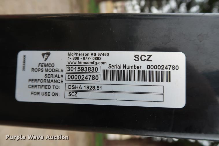 image for item FQ9223 2017 Scag Cheetah SCZ72V-31FX ZTR lawn mower