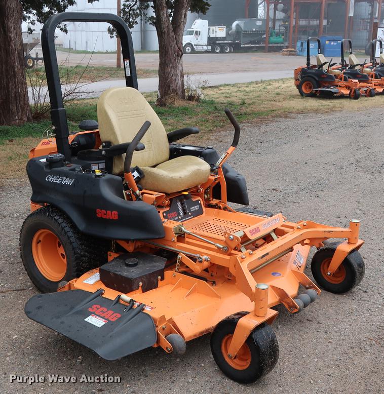 image for item FQ9224 2017 Scag Cheetah SCZ72V-31FX ZTR lawn mower
